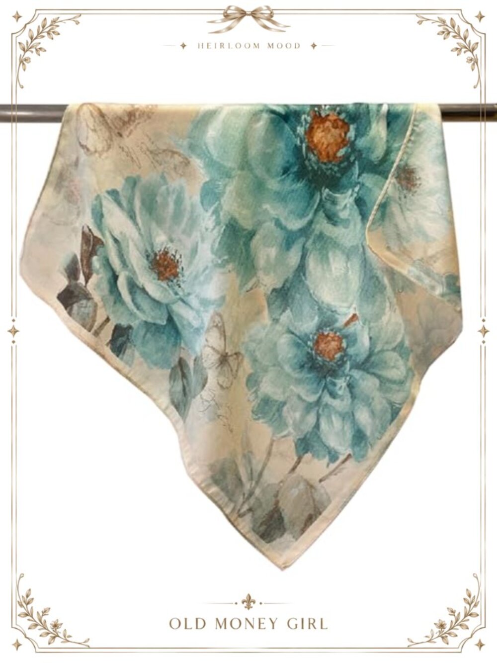 Large Square Polyester Scarf Head Neck Hair Wrap Bandana